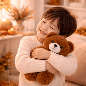 PiheMackó barna plüss maci – puha, ölelhető teddy mackó gyerekeknek és ajándéknak (BBJ) - Image 4