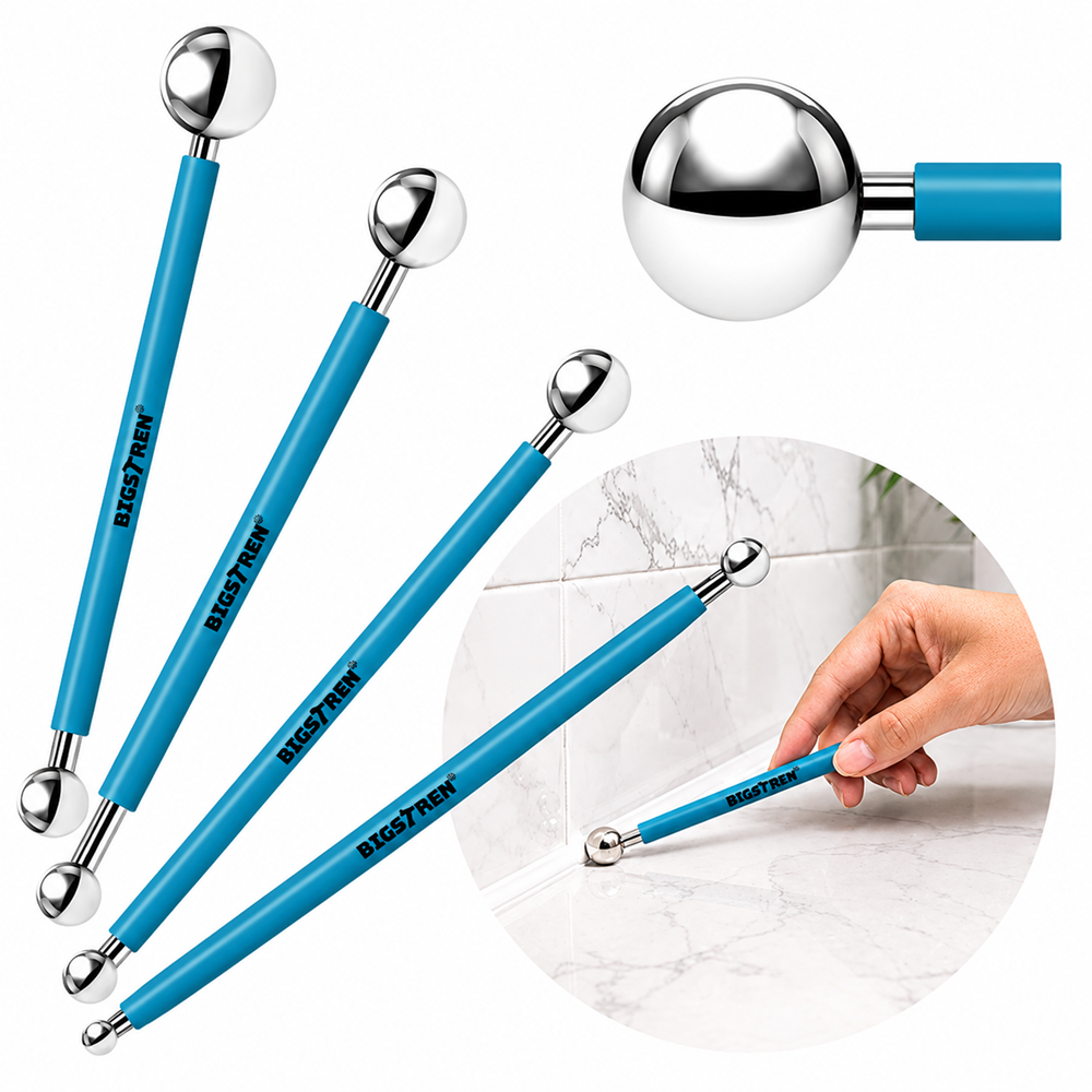 Bigstren szilikon és fugázó simító készlet 4 db – fugázó spatula és tömítő lehúzó szett (WNDR27855) - Image 8