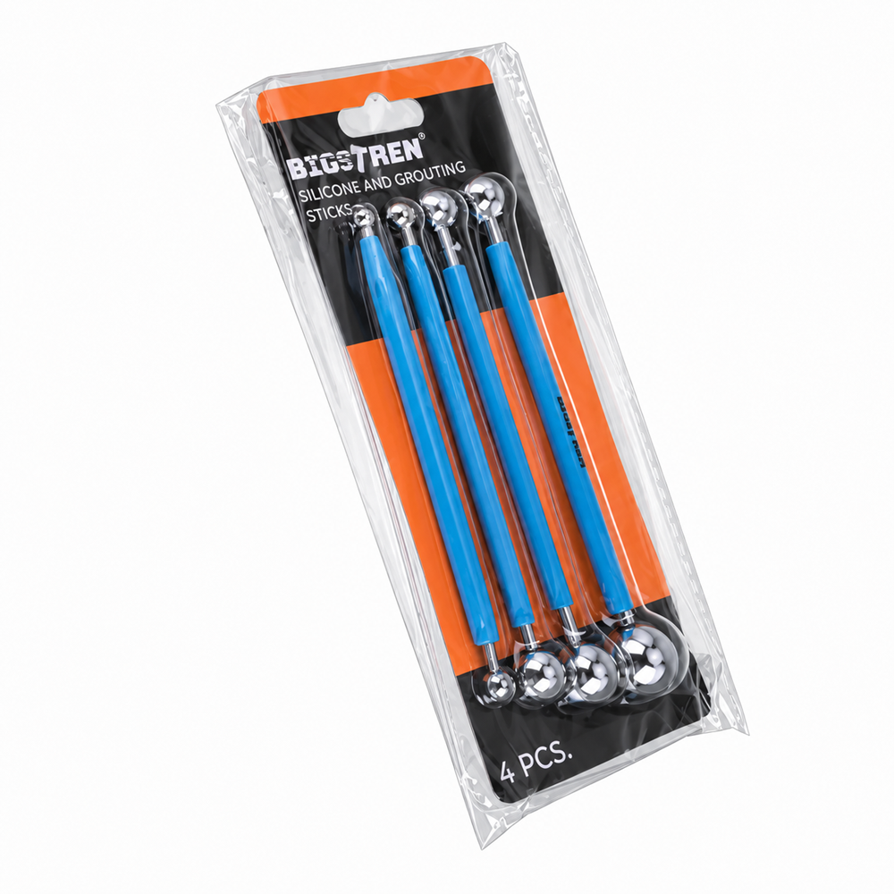 Bigstren szilikon és fugázó simító készlet 4 db – fugázó spatula és tömítő lehúzó szett (WNDR27855) - Image 7