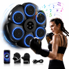 Bluetooth zenélő boxgép falra – LED reflexfejlesztő box tréner 9 ritmus móddal 40×40×6 cm (BBJ)