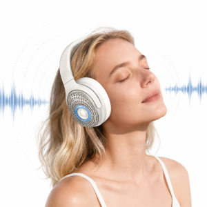 EZRA BW100 2 az 1-ben Bluetooth fejhallgató és hangszóró – Bluetooth 5.4, Type-C töltéssel (BBD)