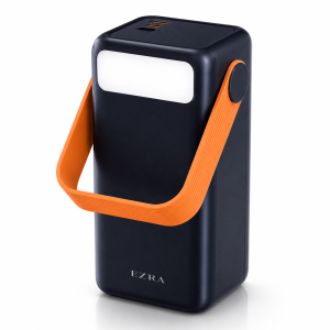 EZRA PR138 powerbank 40000mAh – nagy kapacitású hordozható gyorstöltő LED lámpával és Type-C csatlakozóval (THM)