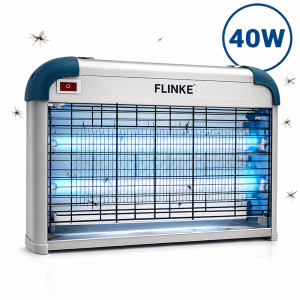 Flinke 40W elektromos rovarirtó lámpa – UV fénycsöves szúnyog- és légycsapda beltérre (BBA)