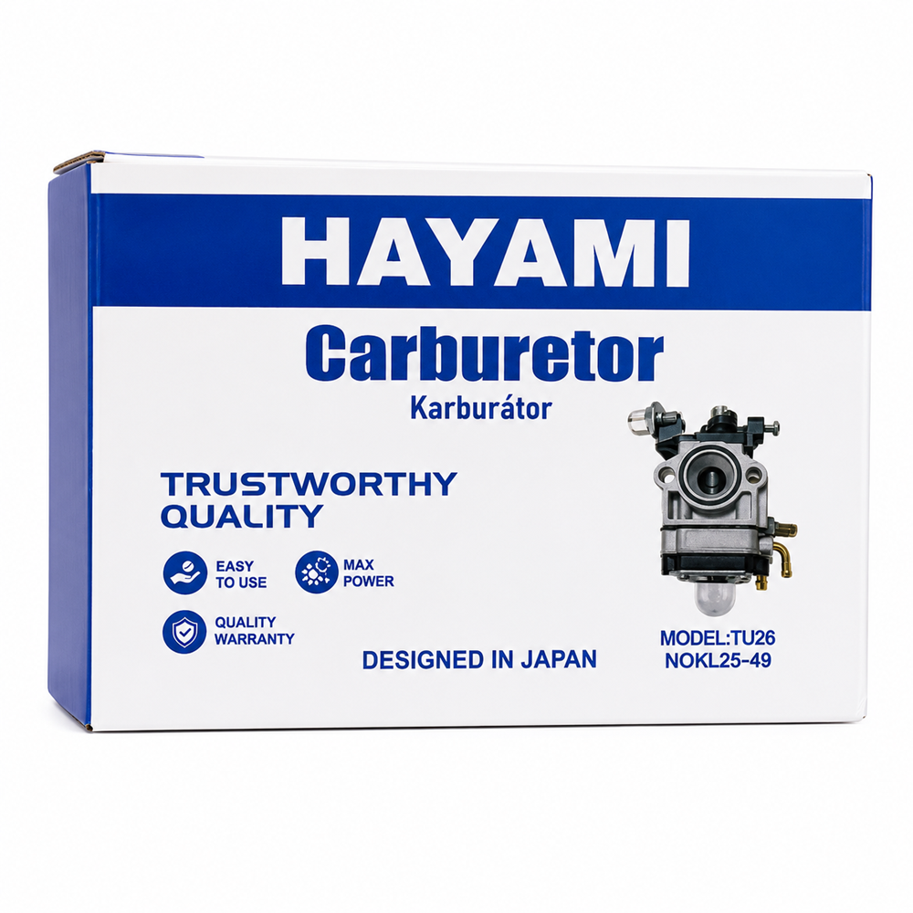 HAYAMI Karburátor – TU26 modell (NO: KL25-49) (BBV) - Image 6