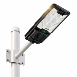 Hayami KL25-294 300W napelemes LED utcai lámpa – távirányítós kültéri reflektor IP65 vízálló kivitelben (BBV)