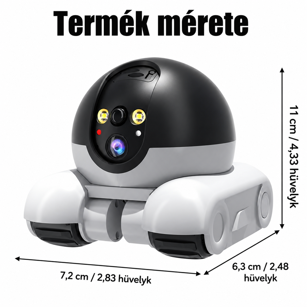 SXT-046 távirányítós megfigyelő robotkamera – WiFi FPV kamera autó éjjellátó LED világítással (BBD) - Image 8