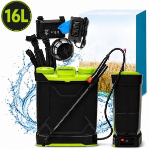 Akkumulátoros háti permetező 3 különböző fejjel – 16L (BBRLB1736) (FX)