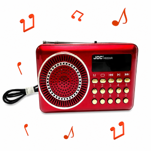 Klasszikus mini hordozható JOC FM rádió és zenelejátszó - USB+SD kártya bemenettel (BBL)