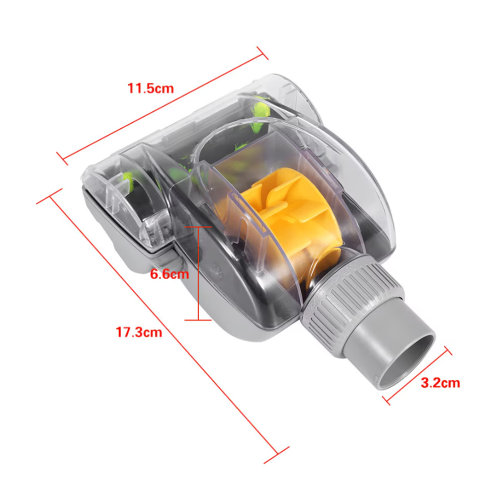 Nagy teljesítményű szőnyeg- és kárpittisztító porszívófej – Ø32 mm csatlakozóval (GL-A0027) - Image 5
