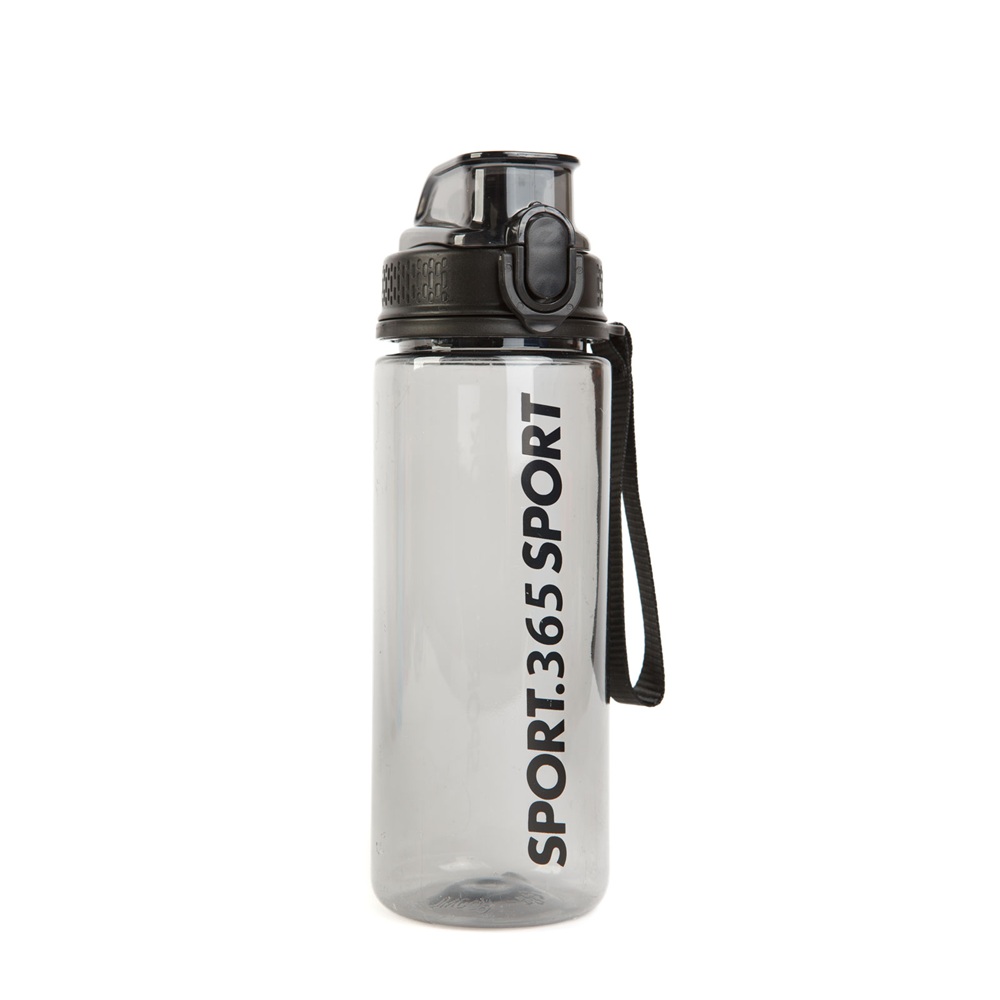 Sport kulacs 600 ml – átlátszó műanyag vizespalack, 3 színben (GL-57211) - Image 5