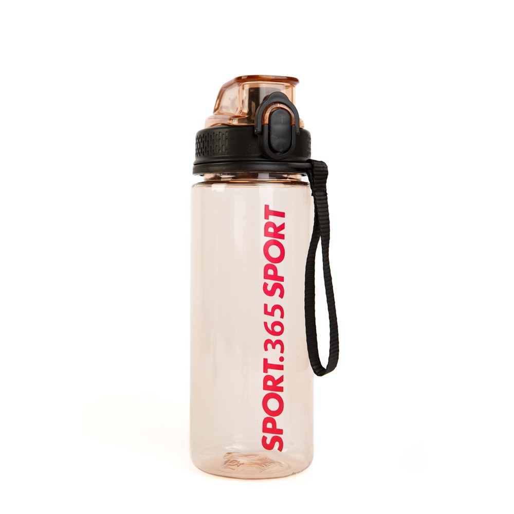 Sport kulacs 600 ml – átlátszó műanyag vizespalack, 3 színben (GL-57211) - Image 7