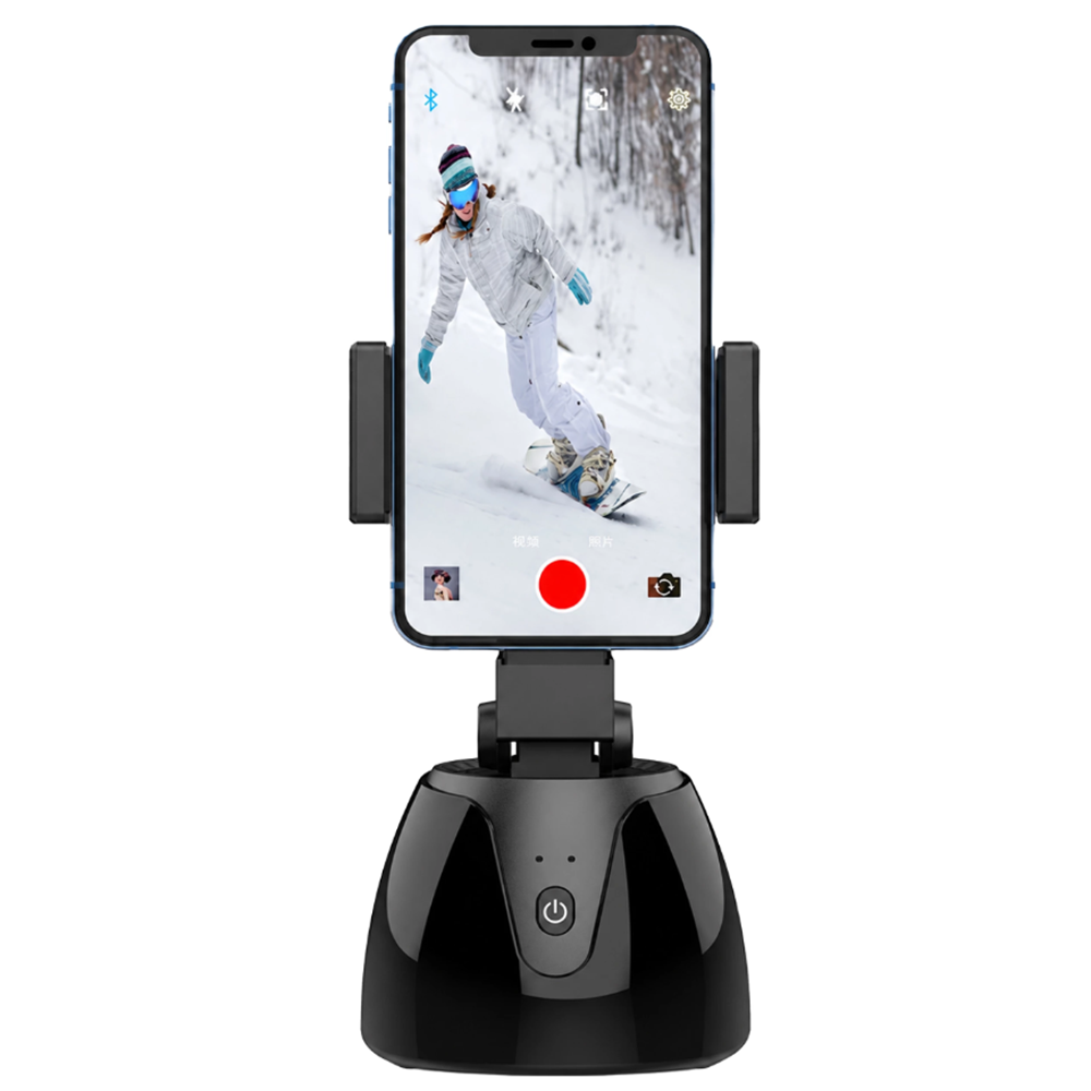 Intelligens 360°-ban forgó okos szelfi állvány – automatikus mozgáskövető telefon tartó (BBRLB2544) - Image 3