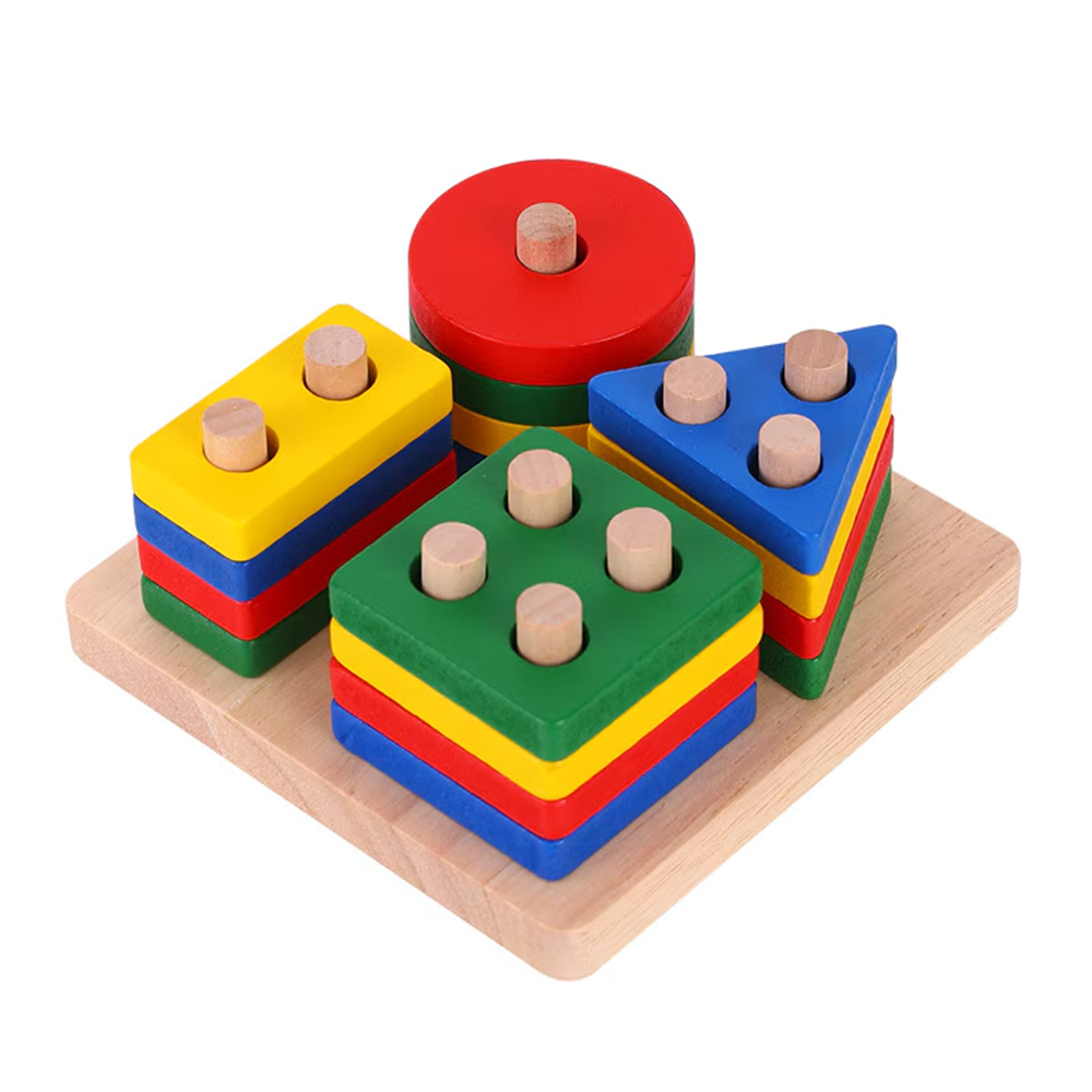 Montessori fa készségfejlesztő játék 16 részes (EB-MB-11112, ECG01111P) - Image 6