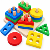 Montessori fa készségfejlesztő játék 16 részes (EB-MB-11112, ECG01111P)