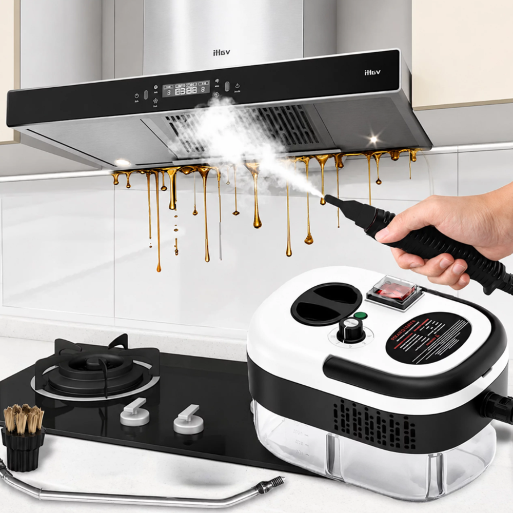 Nagy teljesítményű gőztisztító 2500W – univerzális tisztítógép otthoni takarításhoz (BBRLB1810) - Image 5
