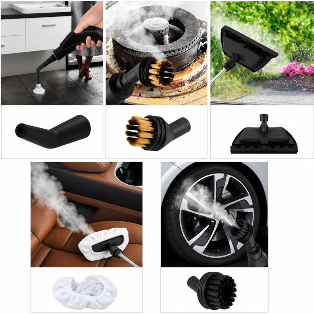 Nagy teljesítményű gőztisztító 2500W – univerzális tisztítógép otthoni takarításhoz (BBRLB1810) - Image 13