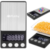 Ruhhy 500 g-os digitális zsebmérleg – nagy pontosságú mini mérleg 0,01 g beosztással (WNDR27932)
