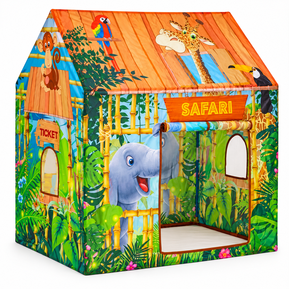 Safari játszósátor gyerekeknek – 95×72×102 cm (EDC)