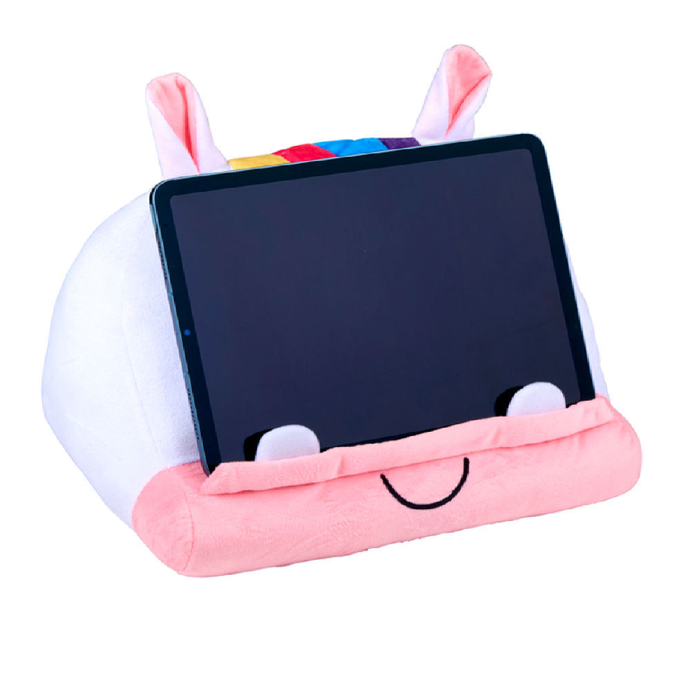 Unikornisos plüss tablettartó párna – 33 × 27 × 18 cm (EDC) - Image 3
