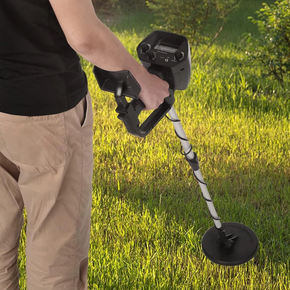 Vízálló fémdetektor kincskereséshez – arany-, ezüst- és érmekereső, akár 30 cm érzékelési mélységgel (BBRLB1374) - Image 2