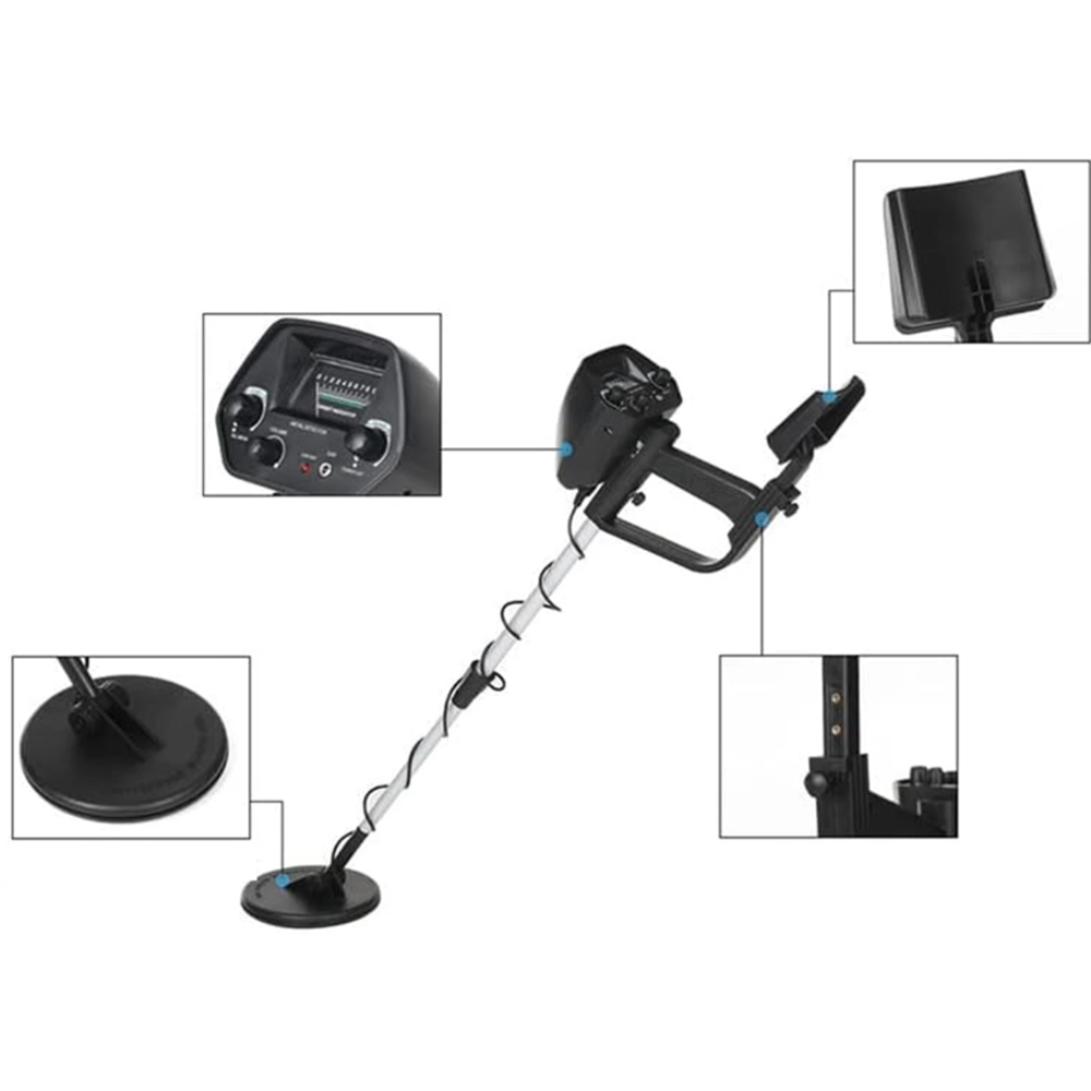 Vízálló fémdetektor kincskereséshez – arany-, ezüst- és érmekereső, akár 30 cm érzékelési mélységgel (BBRLB1374) - Image 8