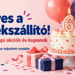 🎂 6 éves a Játékszállító – születésnapi akciókkal és kuponokkal ünneplünk!