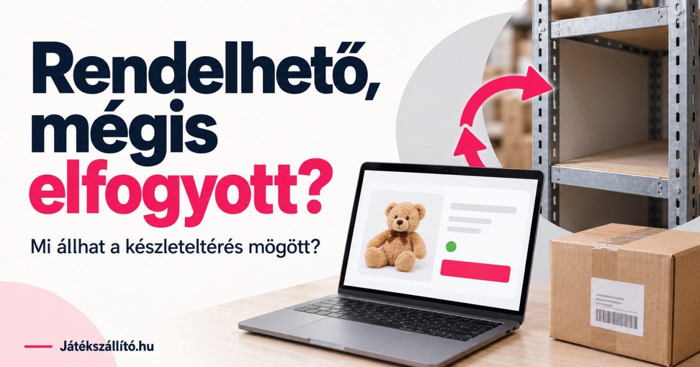Miért rendelhető egy termék a webáruházban, ha közben már elfogyott?