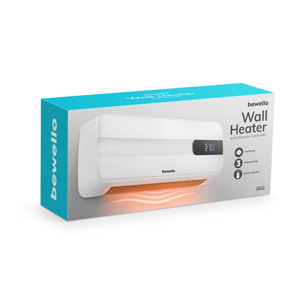 Bewello 2000 W-os fali hősugárzó távirányítóval (GL-BW2026) - Image 8