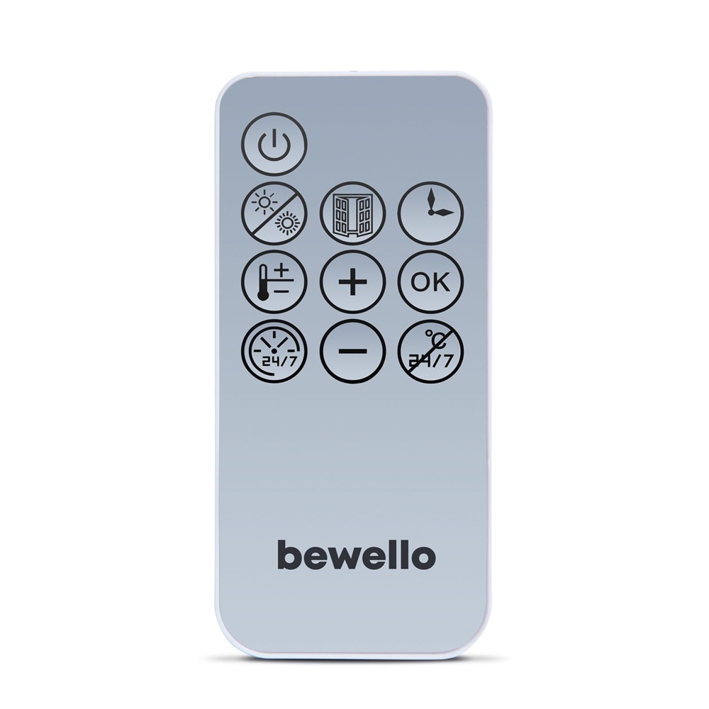 Bewello fürdőszobai hősugárzó törölközőtartóval – 2000W (GL-BW2104) - Image 7