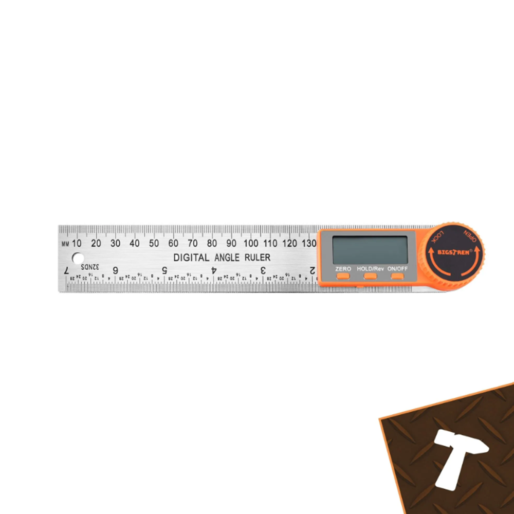 Bigstren elektronikus szögmérő-szögmérés 0–360° (WNDR26957) - Image 6