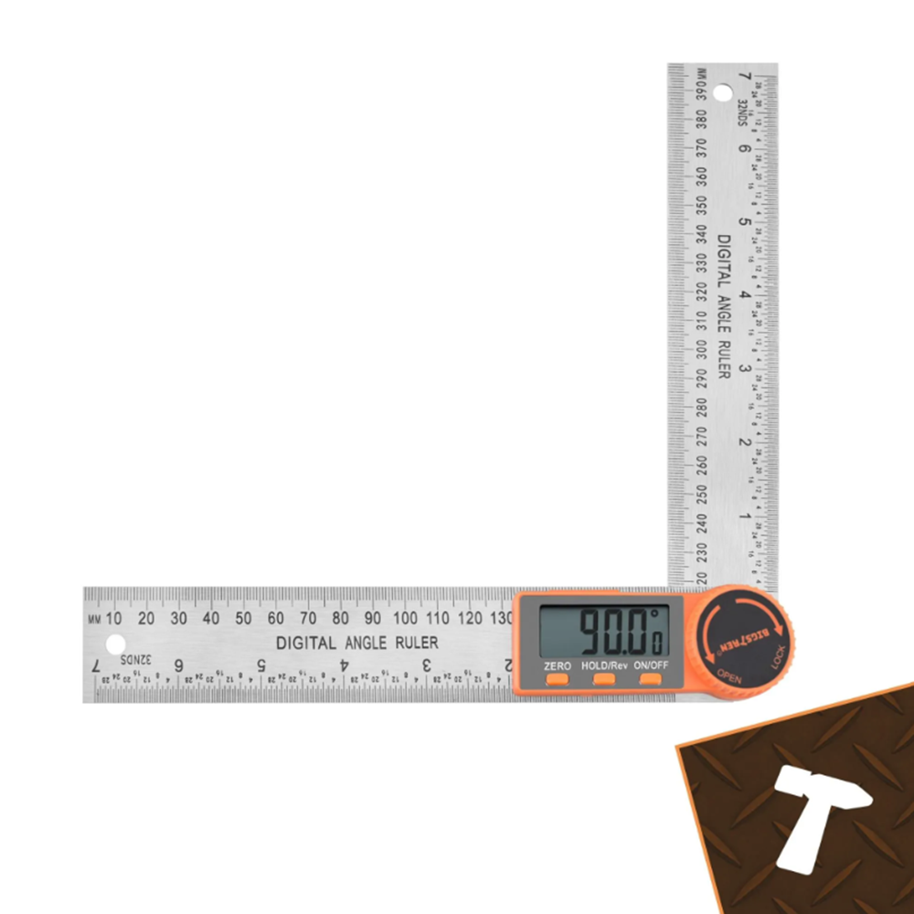 Bigstren elektronikus szögmérő-szögmérés 0–360° (WNDR26957) - Image 7