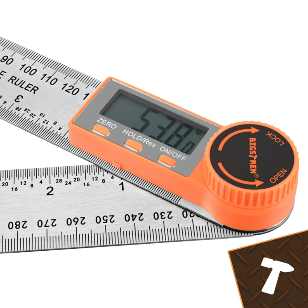 Bigstren elektronikus szögmérő-szögmérés 0–360° (WNDR26957) - Image 5