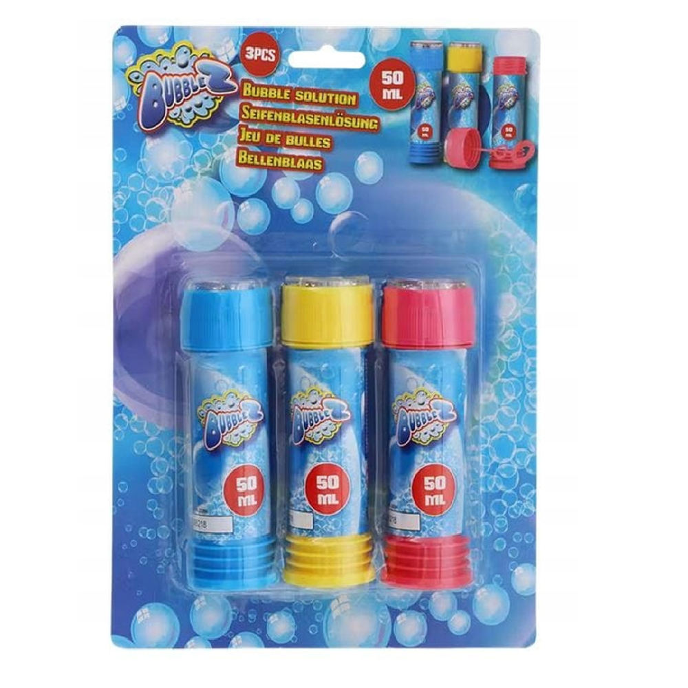 BubbleZ szappanbuborék szett – 3 × 50 ml - 3 éves kortól (EDC) - Image 3