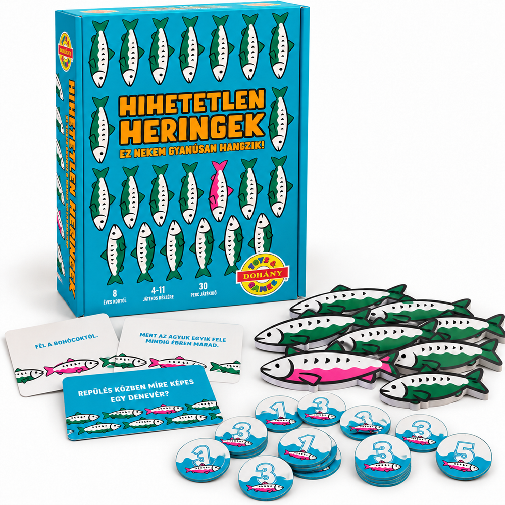 Hihetetlen Heringek – Gyanúsan hangzik! társasjáték (BBMJ) - Image 6