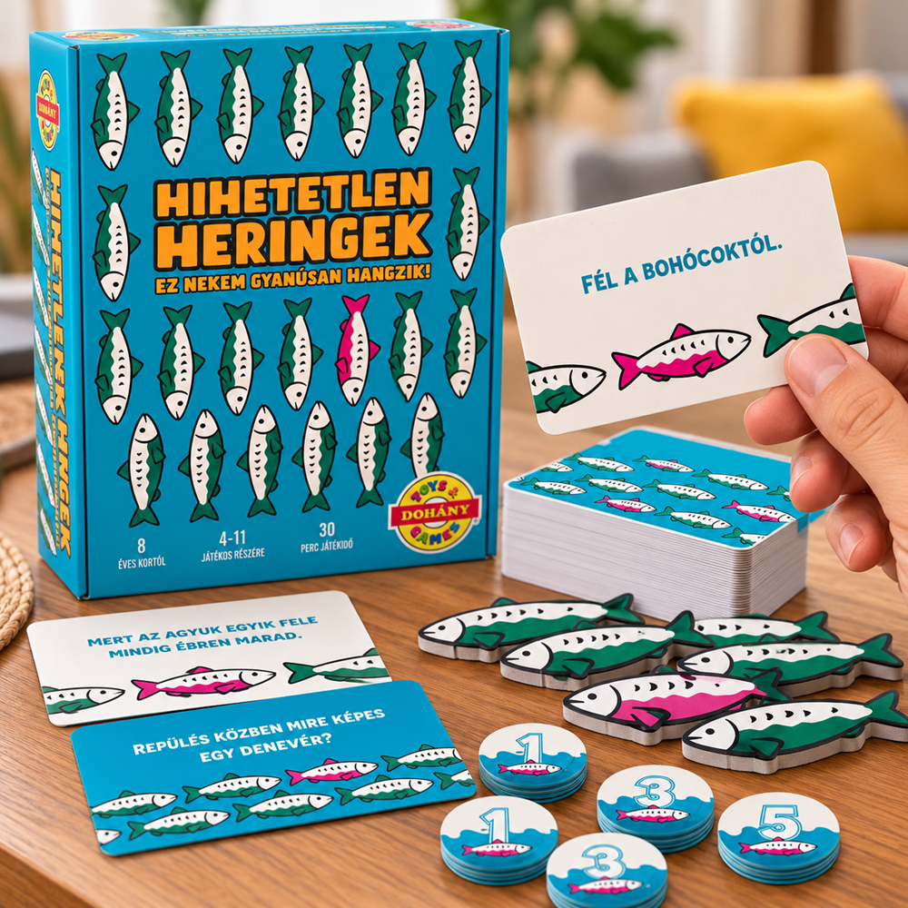 Hihetetlen Heringek – Gyanúsan hangzik! társasjáték (BBMJ) - Image 2