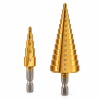 Lépcsős fúrószár készlet fémhez – 4–32 mm (GL-11008)