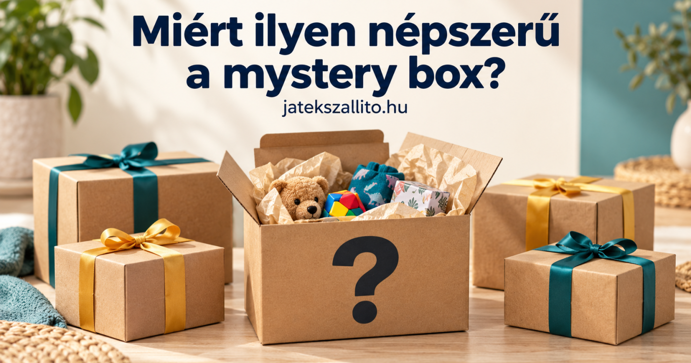 Miért ilyen népszerűek a mystery boxok? Meglepetés, izgalom és különleges ajándék egy dobozban