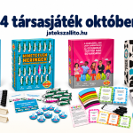 TOP 4 legnépszerűbb társasjáték októberben a Játékszállítónál